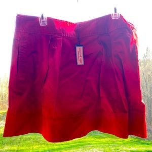 Vineyard Vines NWT Nantucket Red ladies skirt size 12